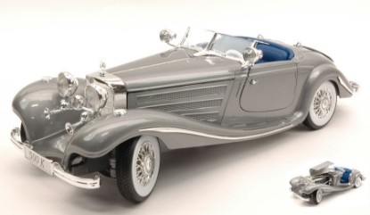 Immagine di MERCEDES 500 K TYPE 1936 SILVER 1:18