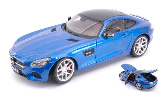 Immagine di MERCEDES AMG GT BLUE 1:18