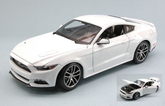 Immagine di FORD MUSTANG GT 50 YEAR (LIMITED EDIT.5 UNITS) 2015 WHITE 1:18