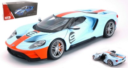 Immagine di FORD GT N.9 2017 GULF EXCLUSIVE SERIES 1:18