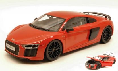 Immagine di AUDI R8 V10 PLUS 2015 RED EXCLUSIVE SERIES 1:18