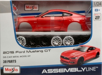 Immagine di FORD MUSTANG GT 2015 RED KIT 1:24