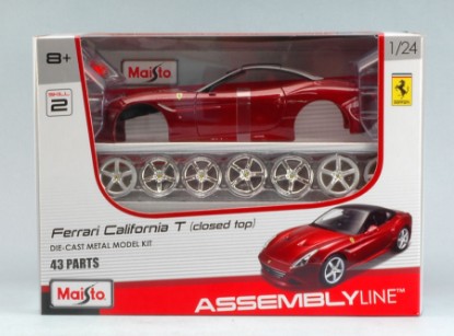 Immagine di FERRARI CALIFORNIA T (CLOSED TOP) 2014 AMARANT KIT 1:24