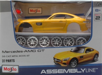 Immagine di MERCEDES AMG GT YELLOW KIT 1:24