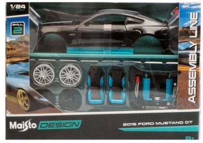 Immagine di FORD MUSTANG GT 2015 BLACK KIT 1:24