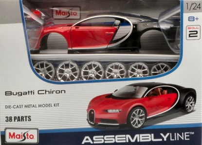 Immagine di BUGATTI CHIRON KIT RED 1:24