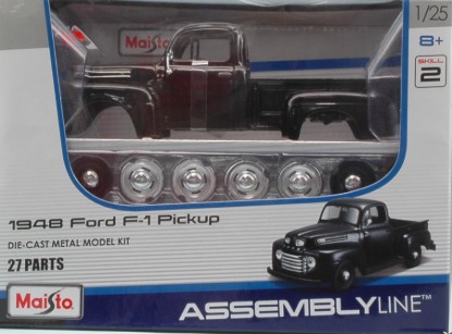Immagine di FORD F-1 PICK UP 1948 BLACK KIT 1:25