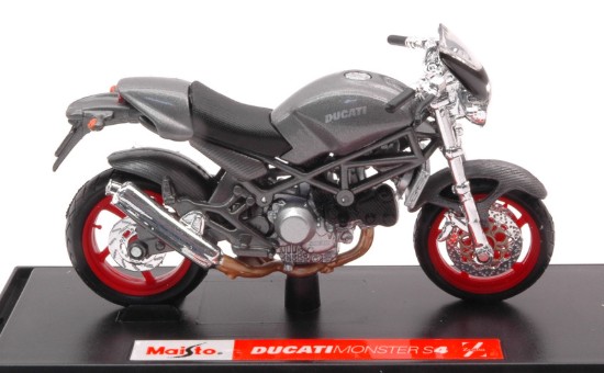 Immagine di DUCATI MONSTER S4 SILVER 1:18