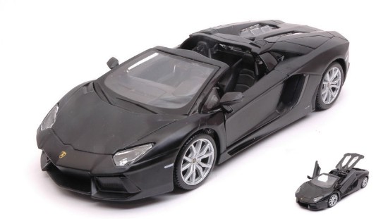 Immagine di LAMBORGHINI AVENTADOR LP700-4 ROADSTER MATT BLACK 1:24