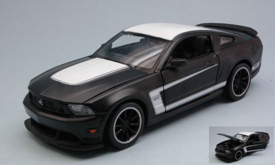 Immagine di FORD MUSTANG BOSS 302 MATT BLACK 1:24