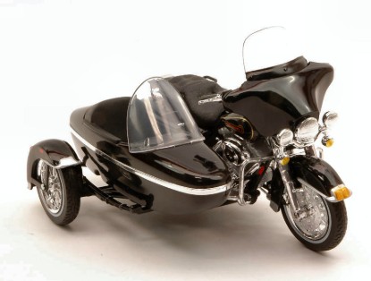 Immagine di HARLEY DAVIDSON 1998 FLHT ELECTRA GLIDE STANDARD C/SIDECAR BLACK 1:18