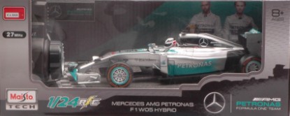 Immagine di MERCEDES AMG PETRONAS F1 WO5 HYBRID L.HAMILTON 2014 RADIOCOMANDO 1:24
