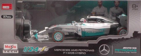Immagine di MERCEDES AMG PETRONAS F1 WO5 HYBRID L.HAMILTON 2014 RADIOCOMANDO 1:24