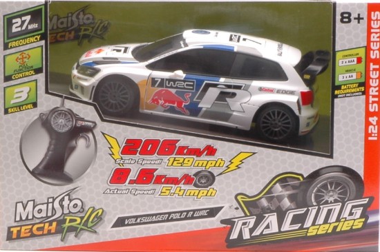 Immagine di VW POLO R WRC N.7 RED BULL RADIOCOMANDO 1:24