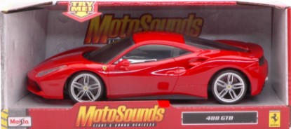 Immagine di FERRARI 488 GTB MOTOSOUND PLASTICA 1:24
