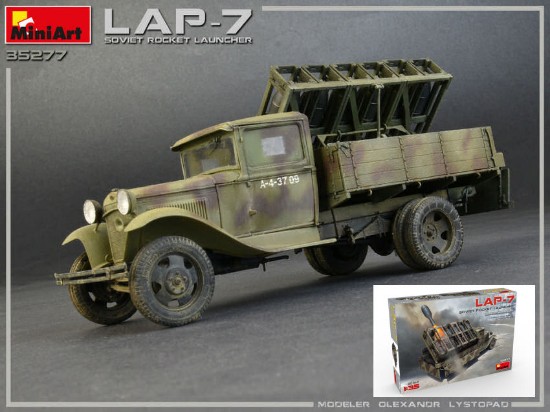 Immagine di SOVIET ROCKET LAUNCHER LAP-7 KIT 1:35