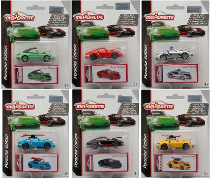 Immagine di PORSCHE DELUXE CARS ASS.cm 7,5 1:64