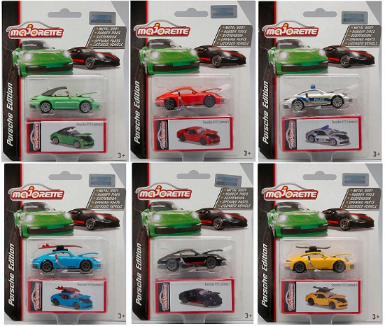 Immagine di PORSCHE DELUXE CARS ASS.cm 7,5 1:64