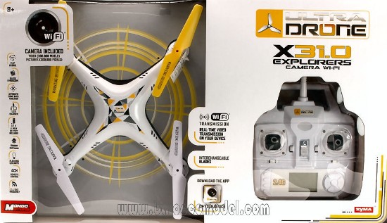 Immagine di DRONE "ULTRADRONE" X31.0 CAMERA WI-FI (VIDEO 300.000 PIXEL)