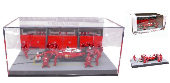 Immagine di PIT STOP DIORAMA SCUDERIA FERRARI 2016 1:43