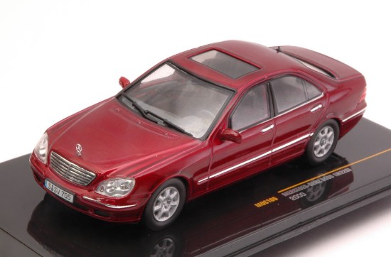Immagine di MERCEDES S500 W220 2000 DARK RED MET. 1:43