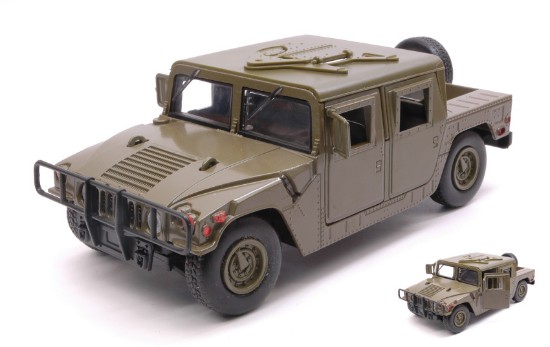 Immagine di HUMVEE CARGO TROOP CARRIER GREEN 1:24