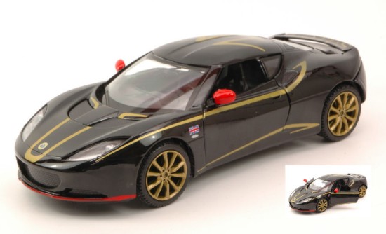 Immagine di LOTUS EVORA SPECIAL F1 EDITION 2012 BLACK WITH GOLD 1:24