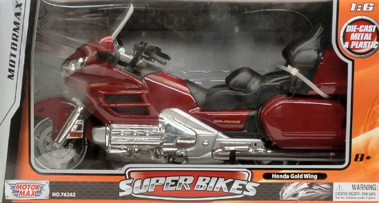 Immagine di HONDA GOLDWING MOTORCYCLE RED 1:6