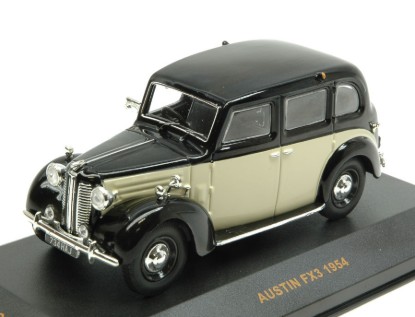 Immagine di AUSTIN FX3 BLACK BEIGE RHD 1954 1:43