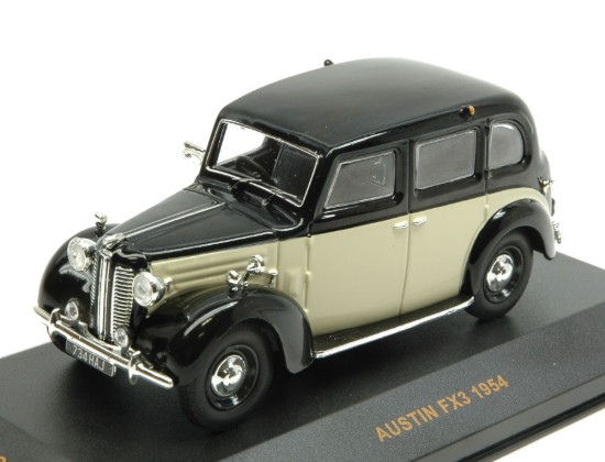 Immagine di AUSTIN FX3 BLACK BEIGE RHD 1954 1:43