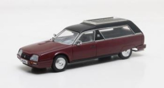 Immagine di CITROEN CX HEULIEZ CORBILLARD HEARSE 1985 BORDEAUX LIM.408 PCS 1:43