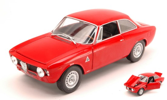 Immagine di ALFA ROMEO GIULIA SPRINT 1600 GTA CORSA 1965 RED 1:24