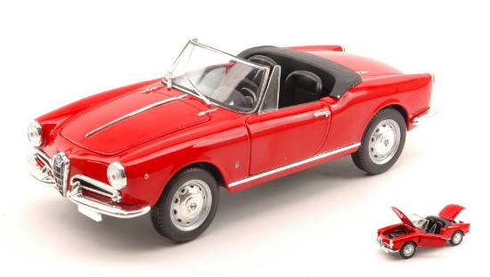 Immagine di ALFA ROMEO GIULIETTA SPIDER 1300 1961 RED 1:24