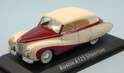 Immagine di AUSTIN A125 SHEERLINE 1947 BEIGE & DARK RED 1:43