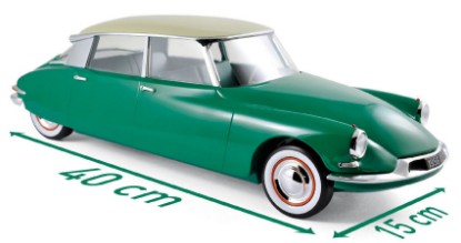 Immagine di CITROEN DS 19 1956 GREEN & CHAMPAGNE 1:12