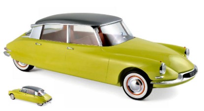 Immagine di CITROEN DS 19 1958 YELLOW/GREY 1:12