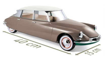 Immagine di CITROEN DS 19 1959 MARRON GLACE  & BLANC CARRARE 1:12