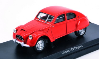 Immagine di CITROEN 2CV DAGONET 1956 RED 1:43
