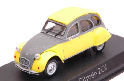 Immagine di CITROEN 2CV DOLLY 1985 RIALTO YELLOW/CORMORAN GREY 1:43