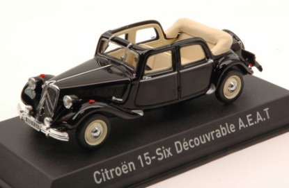 Immagine di CITROEN TRACTION 15-SIX DECOUVRABLE 1951 BLACK 1:43