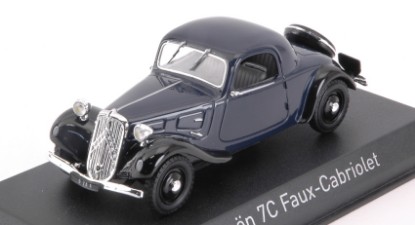 Immagine di CITROEN TRACTION 7C FAUX CABRIOLET 1937 DARK BLUE 1:43