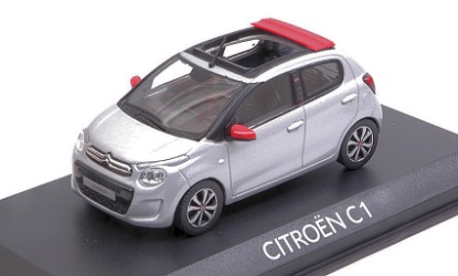 Immagine di CITROEN C1 2014 SILVER/RED 1:43