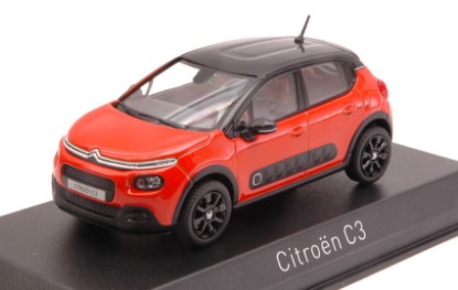 Immagine di CITROEN C3 2016 POWER ORANGE WITH BLACK ROOF LIM.PCS 500 1:43