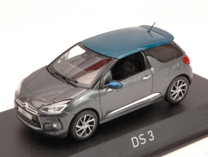 Immagine di CITROEN DS3 2015 GUN GREY & EMERAUDE 1:43
