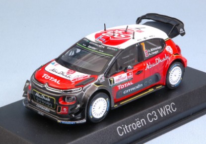 Immagine di CITROEN C3 WRC N.7 9th POLAND RALLY 2017 A.MIKKELSEN-A.JAEGER 1:43
