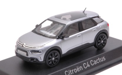 Immagine di CITROEN C4 CACTUS 2018 ALUMINIUM GREY & BLACK DECO 1:43