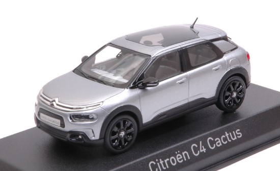 Immagine di CITROEN C4 CACTUS 2018 ALUMINIUM GREY & BLACK DECO 1:43
