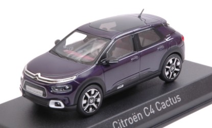 Immagine di CITROEN C4 CACTUS 2018 DEEP PURPLE & WHITE DECO 1:43