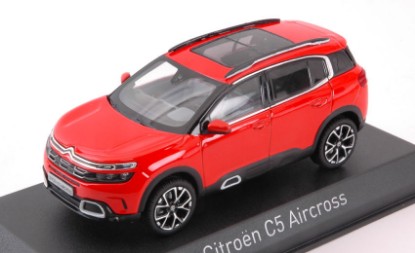 Immagine di CITROEN C5 AIRCROSS 2018 VOLCANO RED & SILVER DECO 1:43