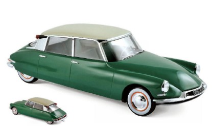 Immagine di CITROEN DS 19 1956 GREEN/CHAMPAGNE 1:18